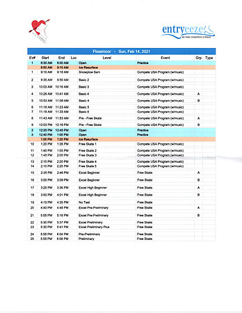 00 SCHEDULE